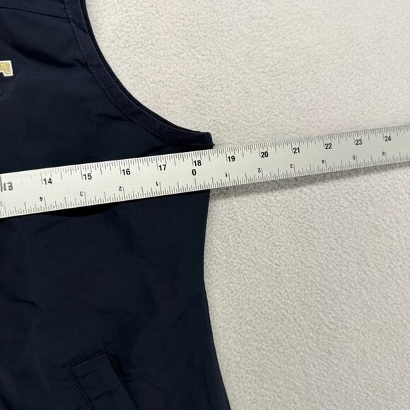 Georgia Tech University Vest Women's XS Blue Embroidered Hooded Rain Tech NEW - Picture 4 of 8